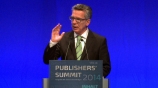 Image: 06.11.2014 Dr. Thomas de Maizi�re, Bundesminister des Innern Grundsatzrede Vortrag auf dem Publishers Summit 2014