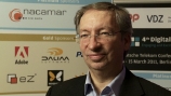 Image: 29.03.2011 Uwe Schnepf Managing Director Nacamar Im Interview auf dem Digital Innovators� Summit 2011